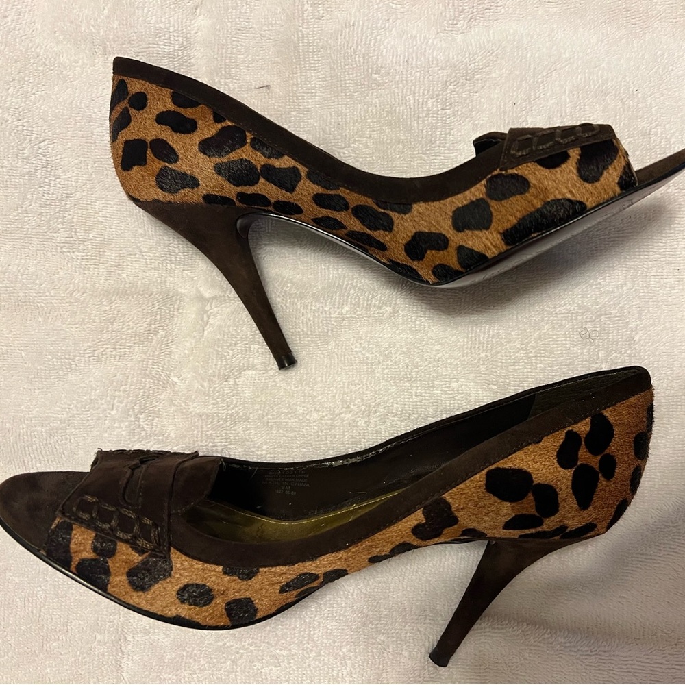 Leopard Print Stiletto Heels